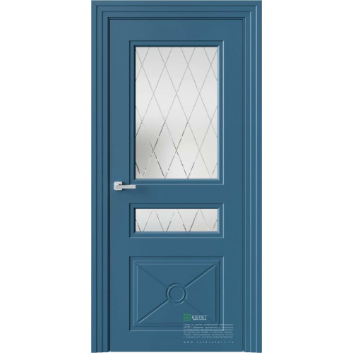 Novella N13 Висконт RAL5009 стекло