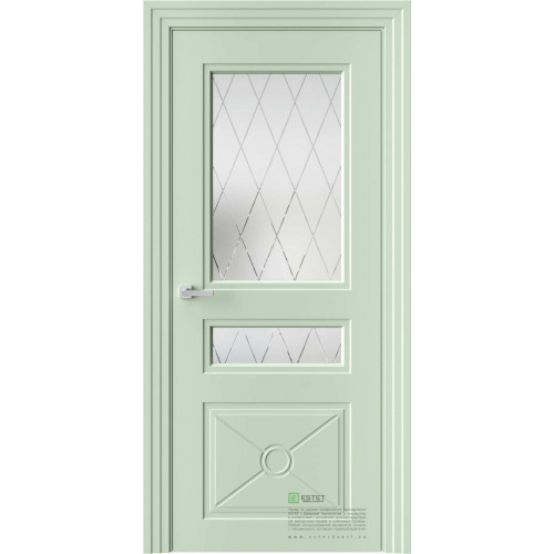 Novella N13 Висконт RAL6019 стекло