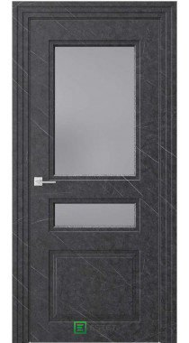 NOVELLA N13 НЛ мрамор сумеречный Стекло 0 сатинат графит