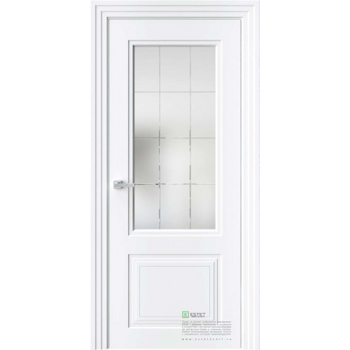 Novella N4 Деко RAL9003 стекло