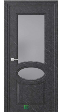 NOVELLA N40 НЛ мрамор сумеречный Стекло 0 сатинат графит