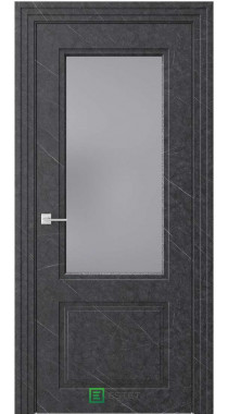 NOVELLA N4 НЛ мрамор сумеречный Стекло 0 сатинат графит