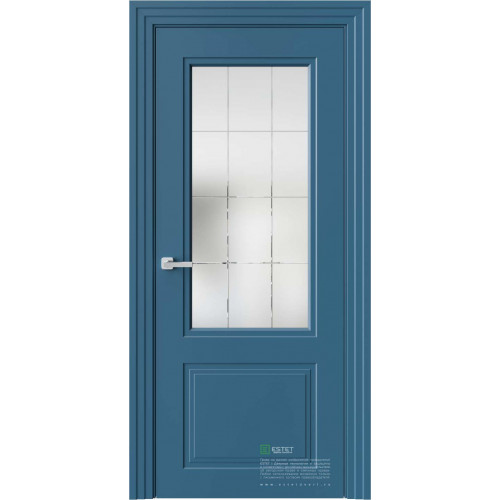 Novella N4 RAL5009 стекло