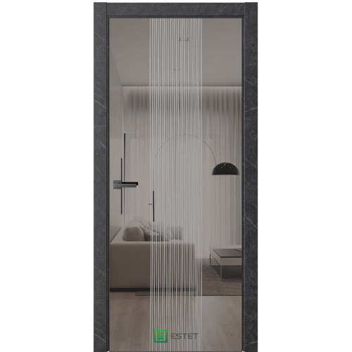 URBAN US4S Мрамор сумеречный Зеркало-графит rain