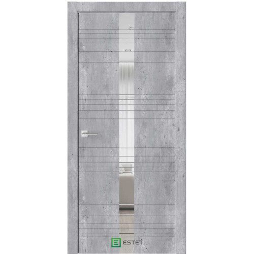 WAYS W2 H Бетон индастриал муссон Стекло зеркало